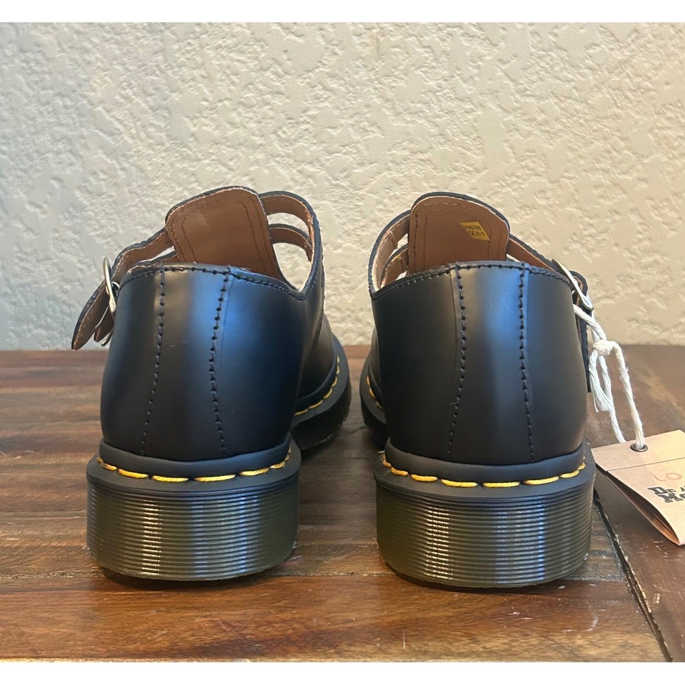 Dr. Martens 8065 Mary Jane Shoes Womens US 8 Black Smooth Leather NWT - Picture 4 of 14